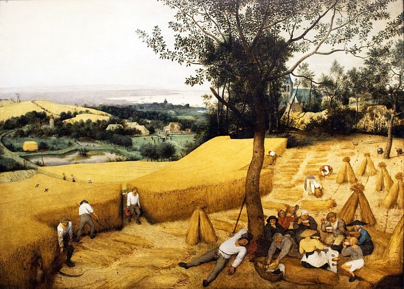 Pieter Bruegel der Ältere, Hochsommer: Die Kornernte