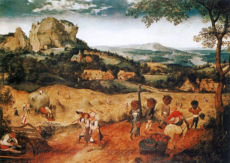 Pieter Bruegel der Ältere, Sommer: Die Heuernte