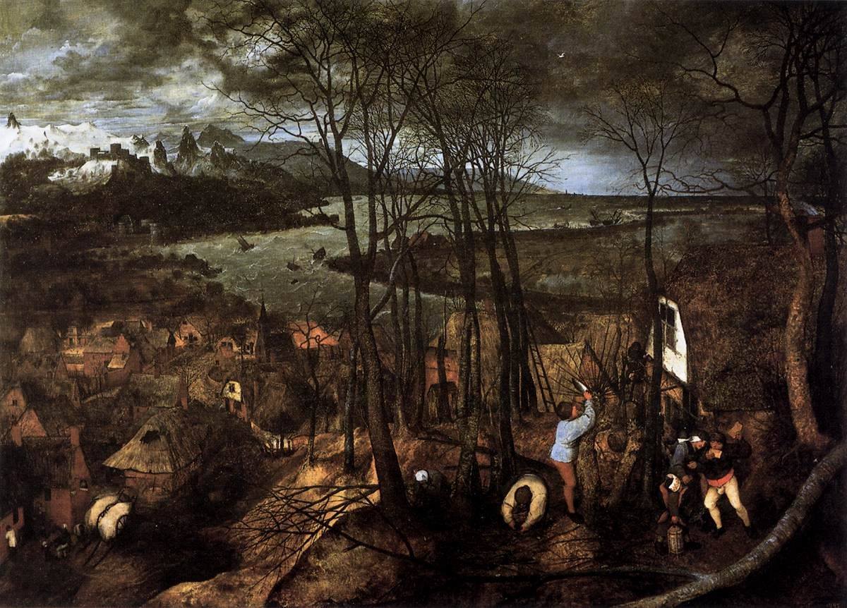 Pieter Bruegel der Ältere, Vorfrühling: Der düstere Tag