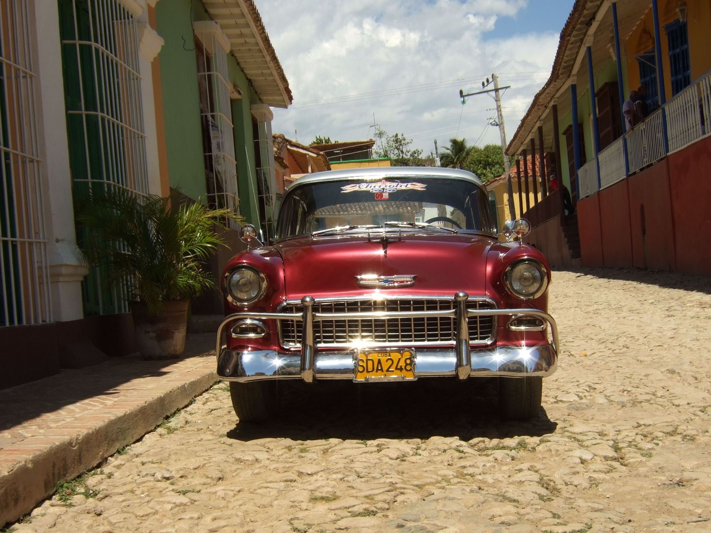 Oldtimer in Trinidad, Calle Simón Bolívar