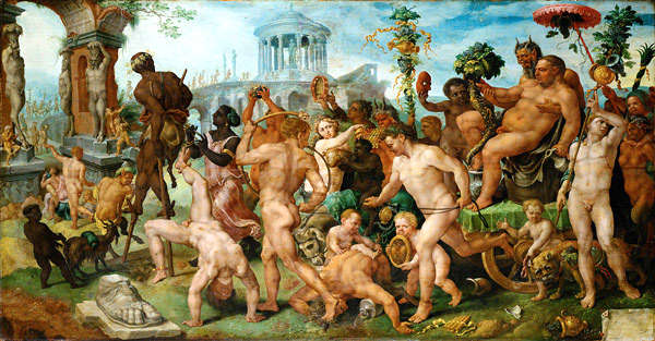 Maarten van Heemskerck, Triumphzug des Bacchus